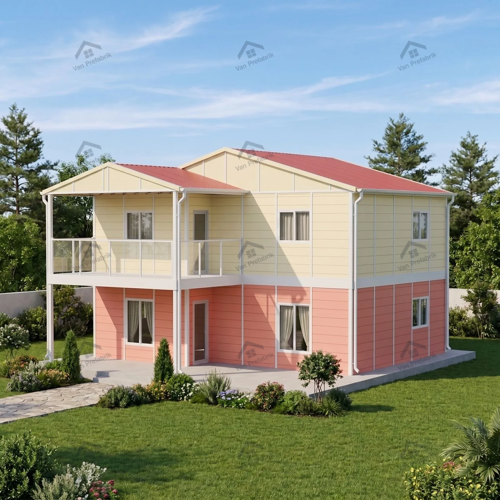 150 m² Dubleks Prefabrik