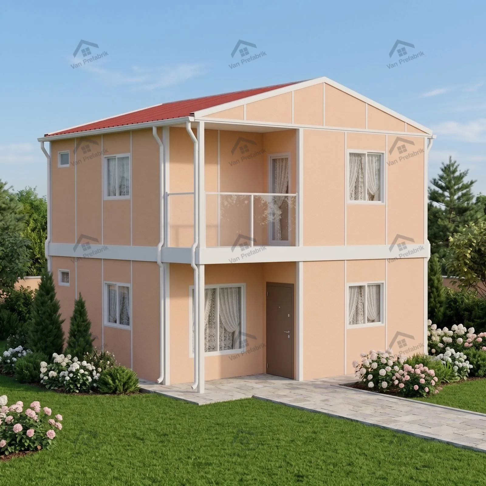 84 m² Dubleks Prefabrik