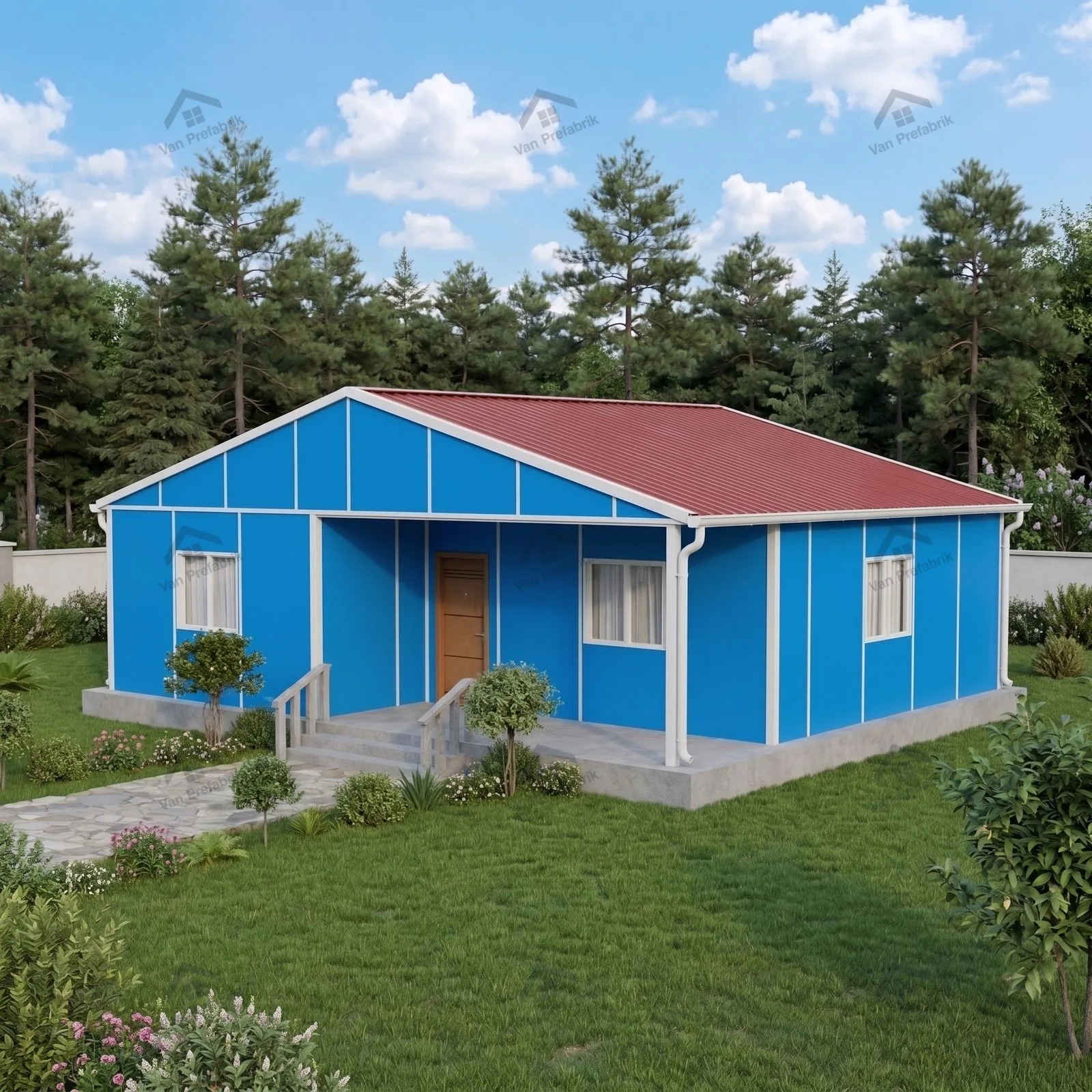 70 m² Tek Katlı Prefabrik